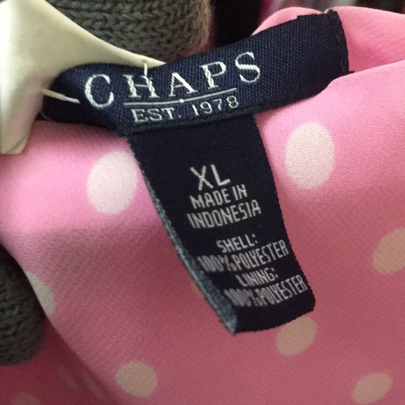 Chaps skirt pink with white polka dots - Picture 2 of 2